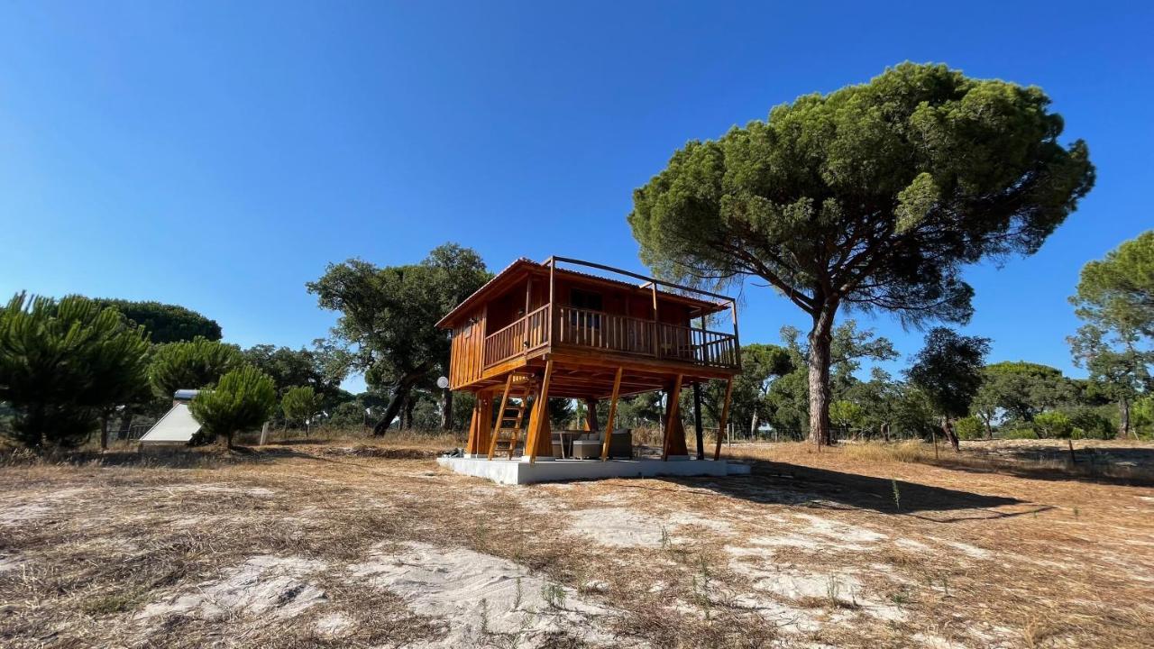Suspended Wooden House - Monte da Cortiça Aguas de Moura Exterior foto